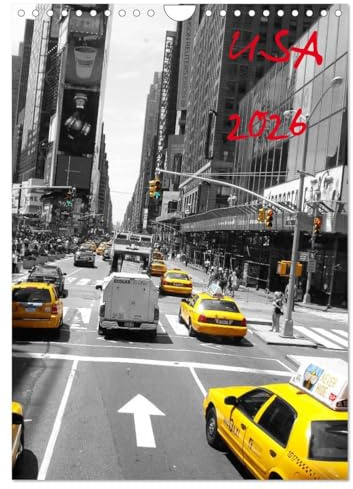 USA 2026 (Wandkalender 2026 DIN A4 hoch), CALVENDO Monatskalender: Colorful Images (CALVENDO Natur)