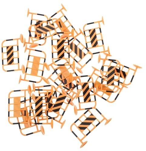 BESPORTBLE 20Pcs Road Signs for Educational Traffic Simulation with Bright Colors Material Safe Design for Cognitive Development and Role Play