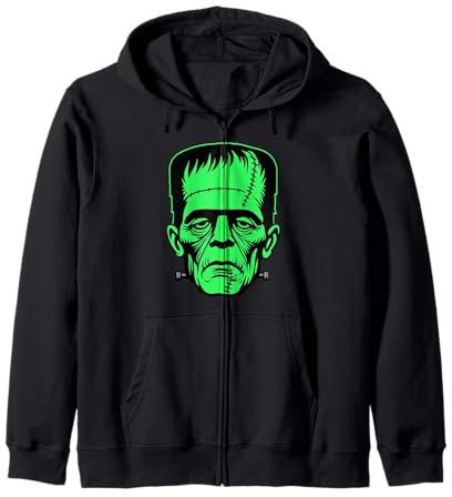 Costume da Mostro di Frankenstein, per Halloween, per Bambini Felpa con Cappuccio
