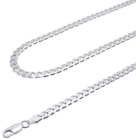 SoulCats echt 925 Silber Panzerkette Silberkette Sterling Halskette Königskette 3 4 7 9, Größe: 6 mm;Länge: 45 cm