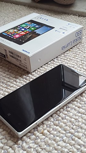 Nokia Lumia 830 Smartphone débloqué 5 Pouces 16 Go Microsoft Windows Phone 8.1 Blanc (Import Allemagne)