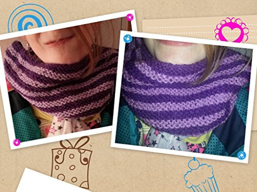 Strickanleitung Strickschal Rundschal Loop für Kinder ab 8 Jahren: Auch für Anfänger
