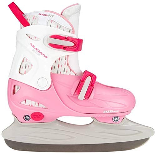 Kinder Kunstlauf Schlittschuhe Hardboot rosa-grau Gr.38/41