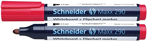 Schneider Schreibgeräte Board-Marker Maxx 290, nachfüllbar, 2-3 mm, rot,
