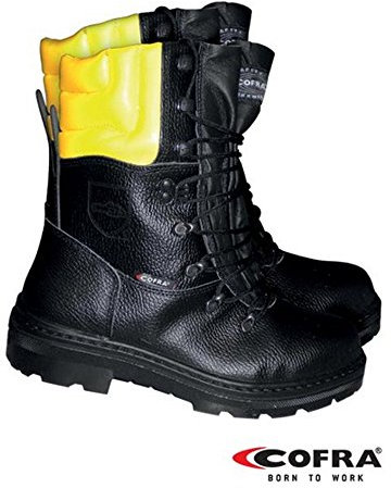 Cofra Woodsman 25580-000 Sicherheitsstiefel, schwarz / gelb, Größe 44