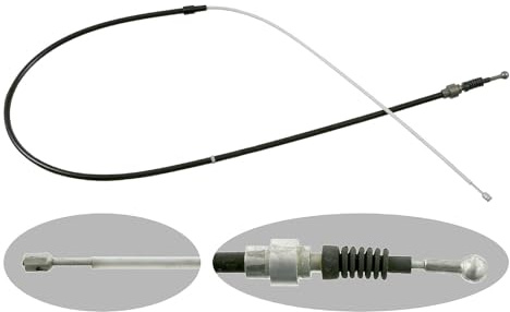 febi bilstein 22734 Handbremsseil, 1 Stück | Kompatibel mit: AUDI A3, SEAT LEON, TOLEDO II, SKODA OCTAVIA I, OCTAVIA I Combi, OCTAVIA I Kasten/Kombi, VW BORA, BORA I