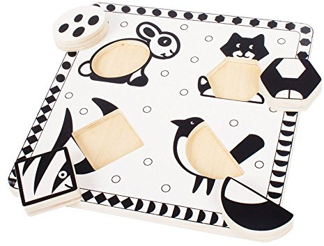 Bigjigs Toys Pets Black and White Puzzle