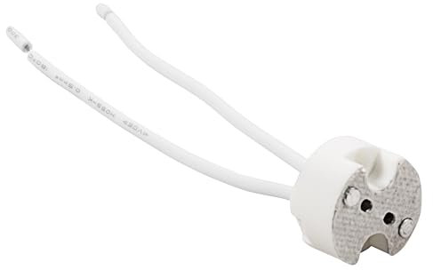 McShine - Universal Lampenfassung | G4, GU5.3, GY6.35 | Niedervolt 12V bis 100W | 10cm Kabel, ideal für LED/Halogen