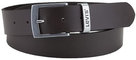 Levi's Herren Hebron Gürtel, Braun (Dark Brown 29), 105 cm