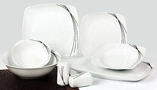 Topkapi Melanie TK-976 - Vajilla de 28 piezas para 6 comensales