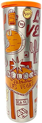 Starbucks Las Vegas Vacuum Insulated Stainless Steel Traveler Coffee Tumbler, 16 Oz