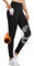 baleaf Women's Fleece Lined Leggings Water Resistant High Waisted Thermal Winter Running Hiking Sports Trousers with Pockets Black M