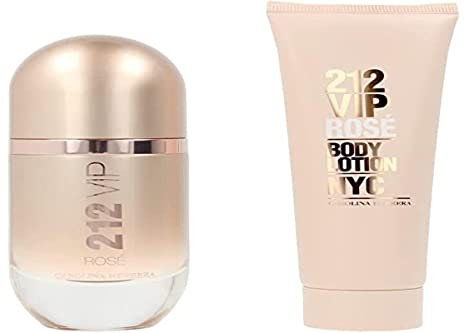 Carolina Herrera Set 212 VIP ROSÉ (Eau de Parfum, 50 ml+ Body Lotion, 75 ml), 125 ml