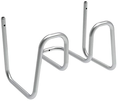 SELLA PORTATUBO IN ACCIAIO INOX PER ESTERNI. COMPLEATA TASSELLI DI FISSAGGIO - MISURE 26X16X14