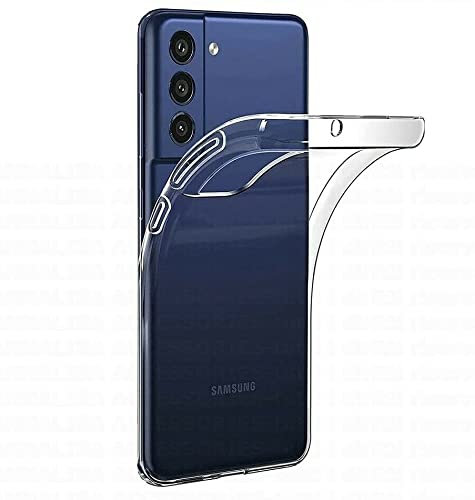 Captor Cover Trasparente per Samsung Galaxy S21 FE 5G 4G, Custodia TPU in Silicone Flessibile Morbida e Sottile, Protezione di Alta Qualità con Bordo Rialzato per Schermo e Fotocamera