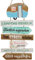 B2S BACK2SEASON Schild mit Campingregeln zum Hängen Holz Tafel Wand-Deko H= 62 cm + 13 cm Hänger