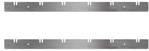 weekview Hängeleiste 2.0 - Gebürstete Edelstahl Wandplaner Halterung - Stilvolle HängeLeiste für Wandkalender und Planungsboards auf höchstem Niveau