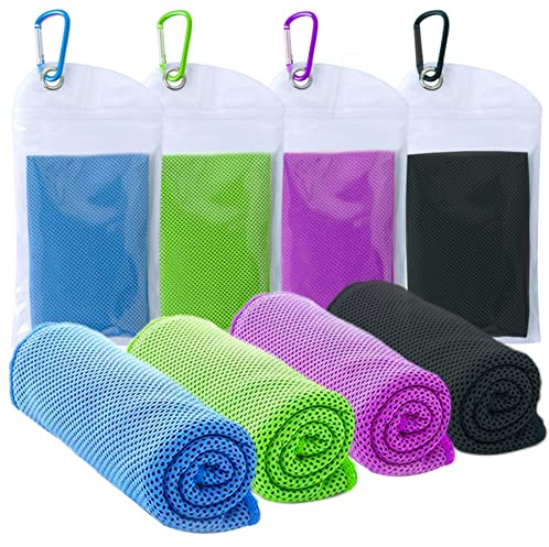SZELAM Kühlendes Handtuch,EIS-Handtuch,Atmungsaktives,kühles Handtuch,Mikrofaser-Handtuch für Yoga, Fitnessstudio,Training,Sport,Fitness,Laufen,Camping,Wandern