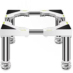 Erhöhung Maschinen Sockel Höhen 9.8-11in Verstellbarer 18-25 Kühlschrankfuß Klimaanlage Base Bracket Cabinet Machine Erhöhung Regal Möbelträger Antirutschmatte