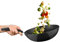 Vinod Hanos - Wok antiadherente anodizado duro, 3 litros, 26 cm, 3,25 mm de grosor, 5 veces de larga duración, mango suave al tacto, a prueba de arañazos, base de inducción y gas