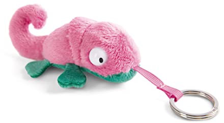 NICI Schlüsselanhänger Pinkes Chamäleon Candymon Green 8cm