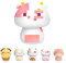 Mewaii 20CM Kuscheltier Plüschtier Kuscheltier Kawaii für Kinder Kuh Kuscheltier Pilzförmiges Stofftiere Weiches Wurfkissen Plüsch Kissen Stofftiere Geschenk über 3 Jahren