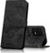 CXTCASE Funda para Xiaomi Redmi Note 12 5G/ Xiaomi Poco X5 5G, Funda Tapa Libro Movil Carcasa PU Cuero para Xiaomi Redmi Note 12 5G, Negro