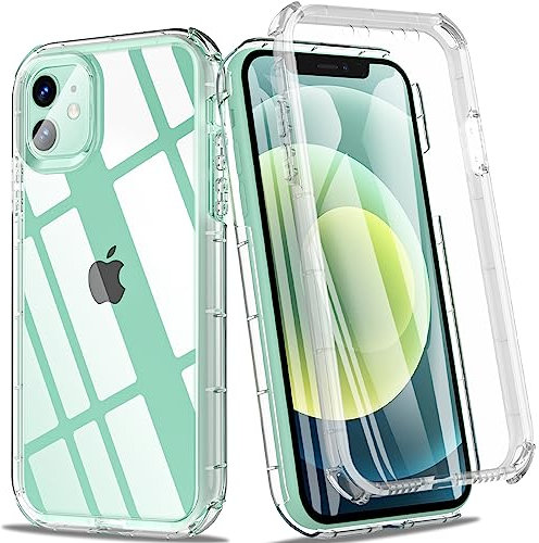 BESINPO Für iPhone 11 Hülle, Handyhülle für iPhone 11, Stoßfest 360 Grad Rundumschutz Case Mit Integriertem Displayschutz Roubst Bumper Outdoor C