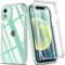 BESINPO Coque pour iPhone 11, 360 Degrés Antichoc Robuste Silicone Anti-Rayures Double Coque avec Protection d'écran Integrale Housse Protection Étui Case Bumper pour Apple iPhone 11 (Transparent)