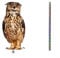 AIDNTBEO Eule Lockvogel zum Abschrecken von Vögeln, Vogelscheuche, künstliche Eulenstatue für Zuhause, Garten, Dekoration, erschreckender Ton und Bewegungsmelder