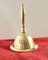 Indian Consigners Campanella a mano in ottone forte, 7,6 cm, per altare pendulam (pentagramma oro)