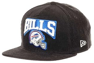 New Era Buffalo Bills NFL Cord Black 9Fifty Original Fit Snapback Cap - One-Size