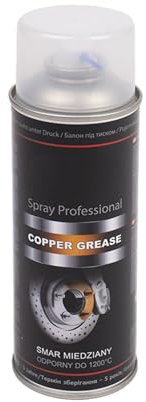 VE-INDUSTRIES Kupferfett 1x 400ml Anti Seize Spray Schmiermittel bis 1200°C | Copper Grease | Kupferpaste | Bremspaste