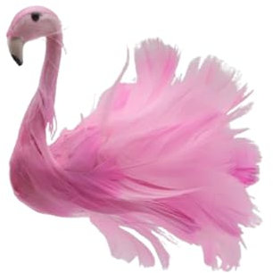 HKYFNNBW Weihnachtsbaumspitze, Dekoration, elegante künstliche Federn, Flamingo-Dekoration, Partyzubehör, Weihnachtsdekoration (rosa Clip Flamingo, 14 cm)
