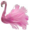 HKYFNNBW Weihnachtsbaumspitze, Dekoration, elegante künstliche Federn, Flamingo-Dekoration, Partyzubehör, Weihnachtsdekoration (rosa Clip Flamingo, 14 cm)