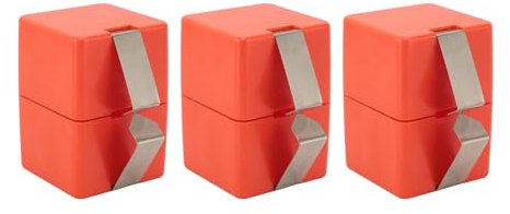 Outil de Casse-œufs avec Cube, Gadget D'ouverture de Coquille D'œuf en Acier Inoxydable pour la Cuisine, Casse-œufs Portable et Léger, Accessoires de Cuisine 3 Pièces