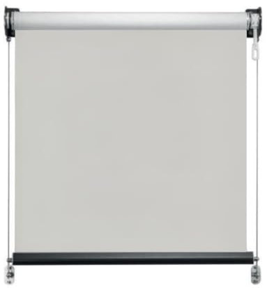 TENDAGGIMANIA Tenda a Rullo per Esterno Protezione UV -Misura 200 X 200- Tenda da Sole con Cavetti in Acciaio Inox Privacy Balcone Esterno -Meccanismo Manuale/Motorizzato - Personalizzabile