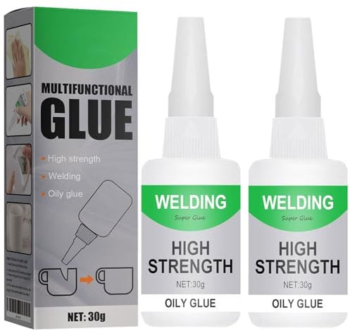 Multifunctional Glue - 2 PCS High Strength Oily Welding Glue for Metal, Ceramics, and Wood - Super Strong, Quick Drying, and Multi-Functional, Universal Adhesive Solution