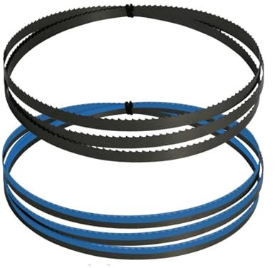 Lot de 2 lames de scie à ruban 1790 mm 1790 x 9,5 x 0,35 mm for scie à ruban Scheppach HBS250 Craftsman 921400 Fox F28-186A Axminster de 10 pouces
