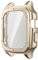 BKUANE Pellicola temperata per cover PC per Apple Watch Ultra 1 2 Custodia 49mm Protezione per telaio paraurti per IWatch Series 8 Ultra 49mm(Light Gold)