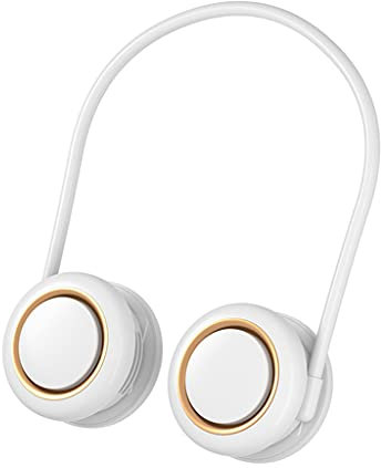 THINCAN Electric fan,Portable Hand-free Fan 360 Degree Rotatable Yo-yo-like Weararble Fan 2000mAh USB Rechargeable for Kid Travel Sport