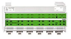 Merten 649912 Jalousie-/ Schaltaktor REG-K/12x/24x/10 mit Handbetätigung, lichtgrau