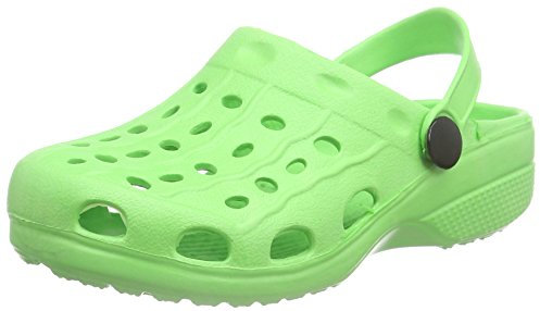 Playshoes EVA Badeschuhe, Gartenschuhe, Unisex-Kinder Clogs, Grün (grün 29), 38/39 EU