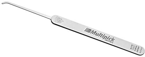 Multipick ELITE Profi Lockpicking Dietrich Hook 2-0,6 mm - Made in Germany - Lockpicking Set - Dietrich Set für den professionellen Gebrauch für Schlüsseldienst und Behörden