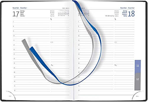 GÜSS Buchkalender, DIN A5, 1 Tag = 1 Seite, Register