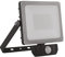 EMOS LED Strahler ILIO 30W mit Bewegungsmelder, Helligkeit 2400 lm, IP44 wasserdichtes Flutlicht für Feuchträume oder Außen, Neutralweiß 4000K, CRI > 80, Lebensdauer 25000 Stunden, Schwarz