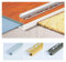 1 Piece of Silver Laminate Floor Edge Profile Trims Threshold Door Stops Laminate Stop Ends 100 cm