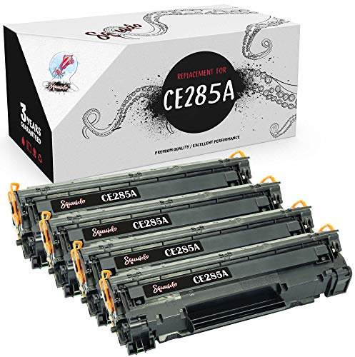 Squuido 4 Tonerkartuschen CE285A kompatibel mit HP Laserjet Pro P1102 P1102w P1100 M1130 M1210 MFP M1212nf M1213nf M1217nfw M1132 M1134 M1136 P1103 P1104 P1104w P1106 | Hohe Reichweite 1600 Seiten