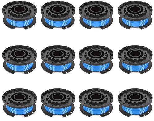 CDIYTOOL - Set di 12 Bobine di Ricambio per tagliabordi di Ricambio per Filo da Giardino Greenworks