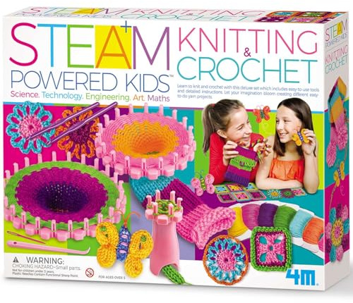4M STEAM Powered Kids - Knitting & Crochet